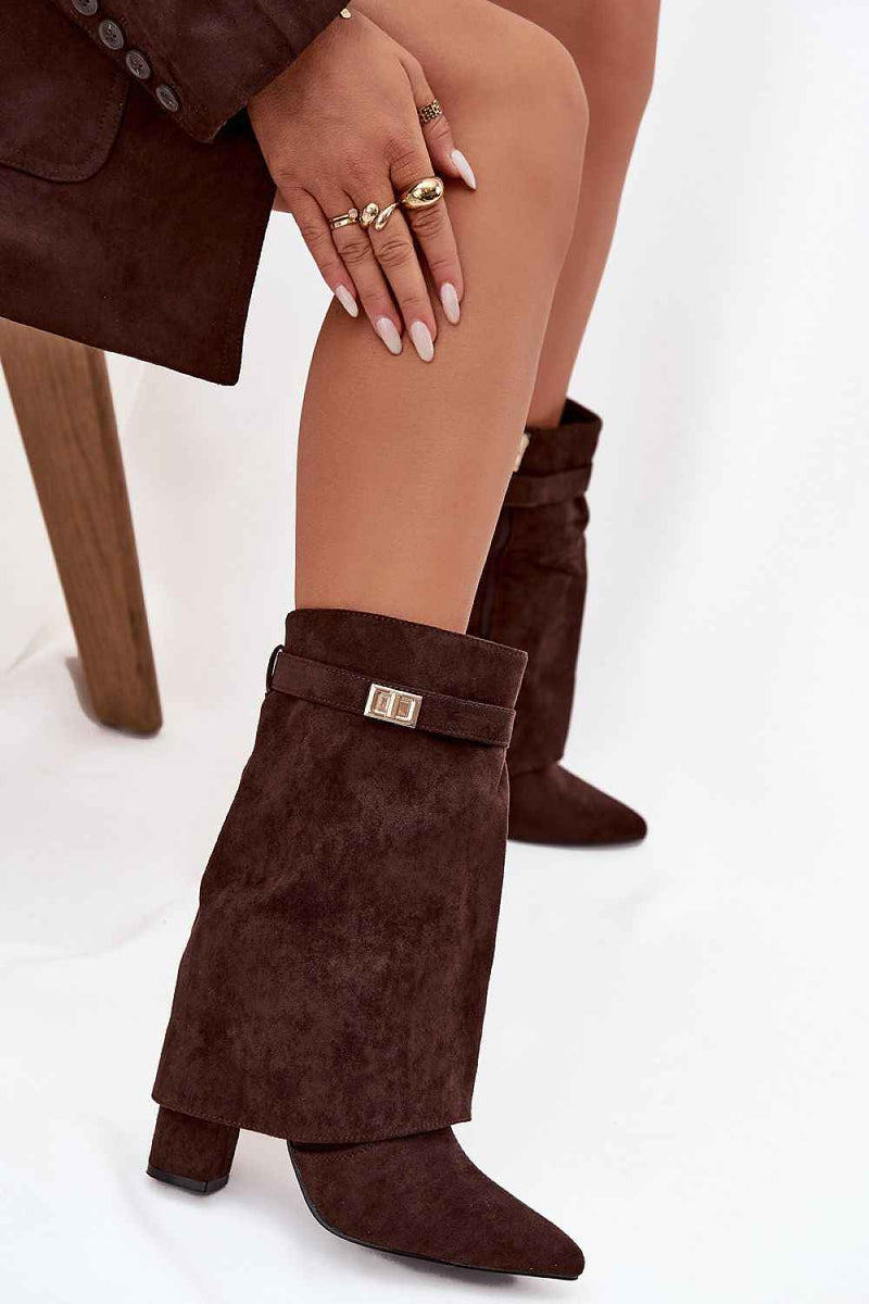 Heel boots model 219840