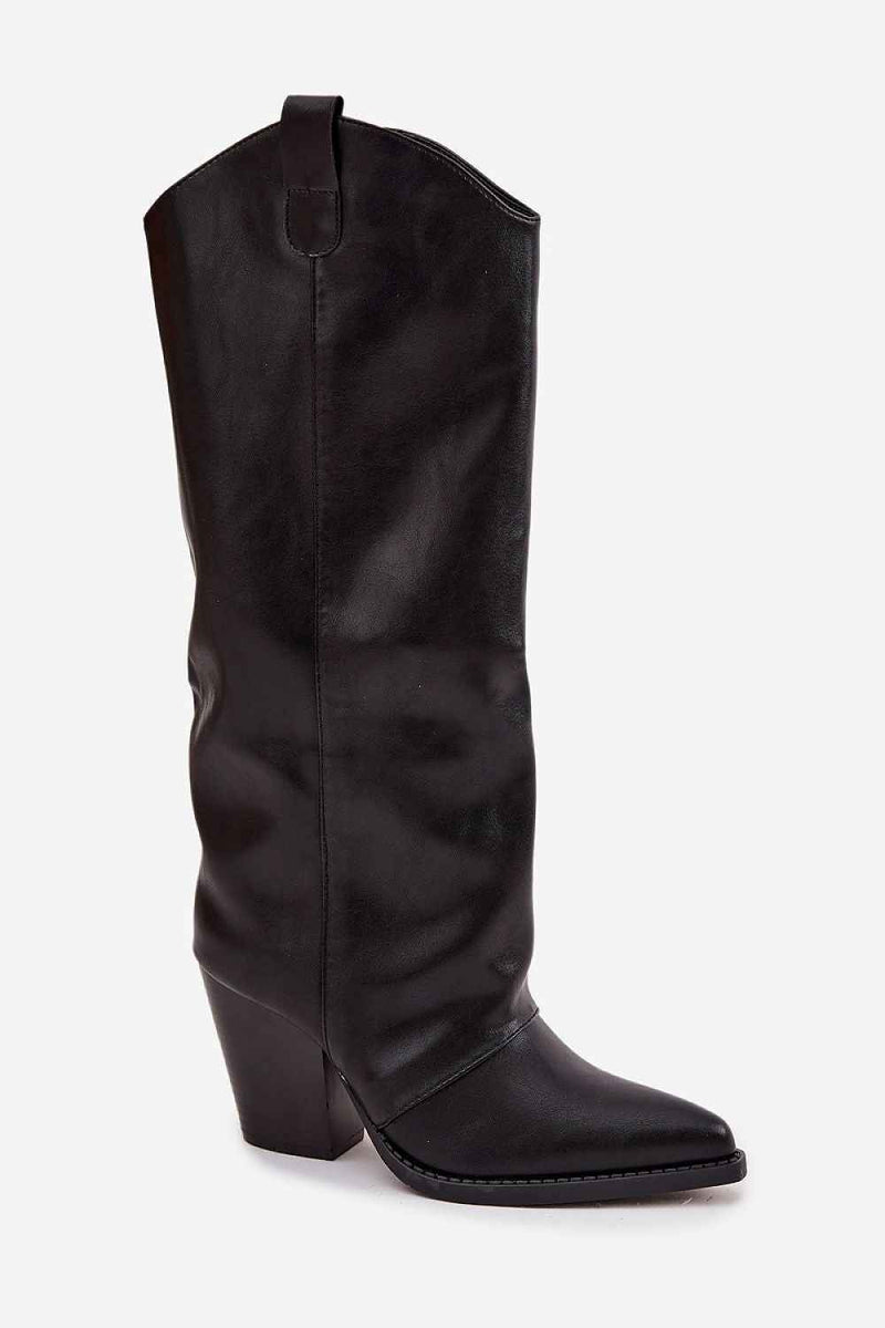 Heel boots model 219856