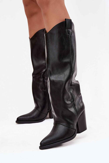 Heel boots model 219856