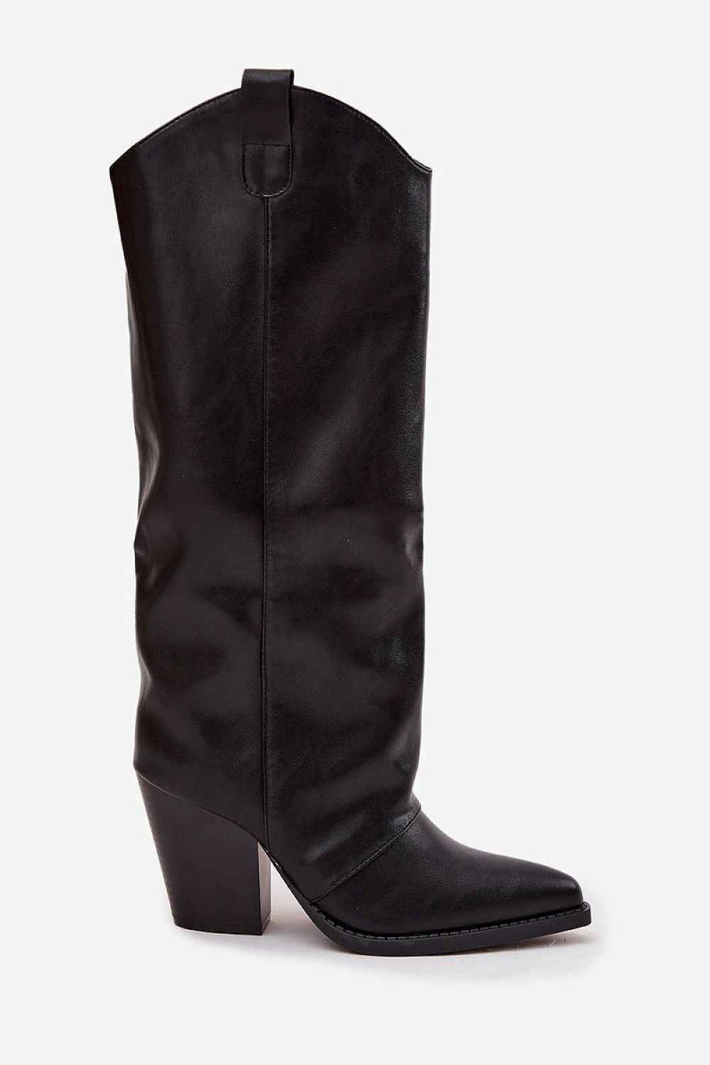 Heel boots model 219856