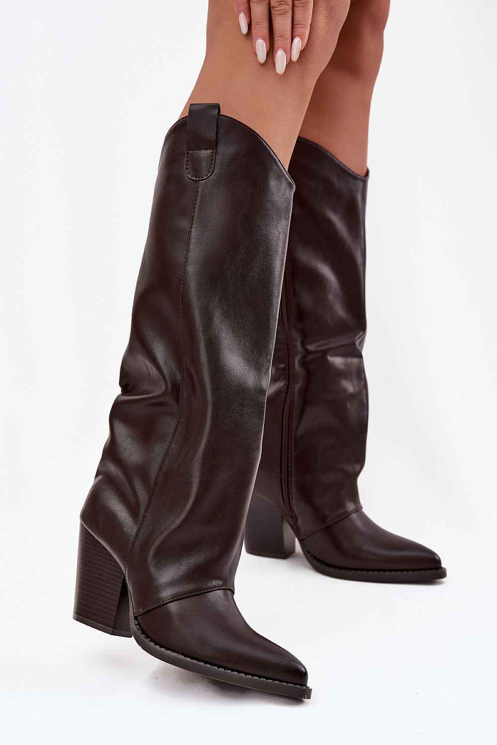 Heel boots model 219858
