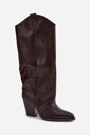 Heel boots model 219858