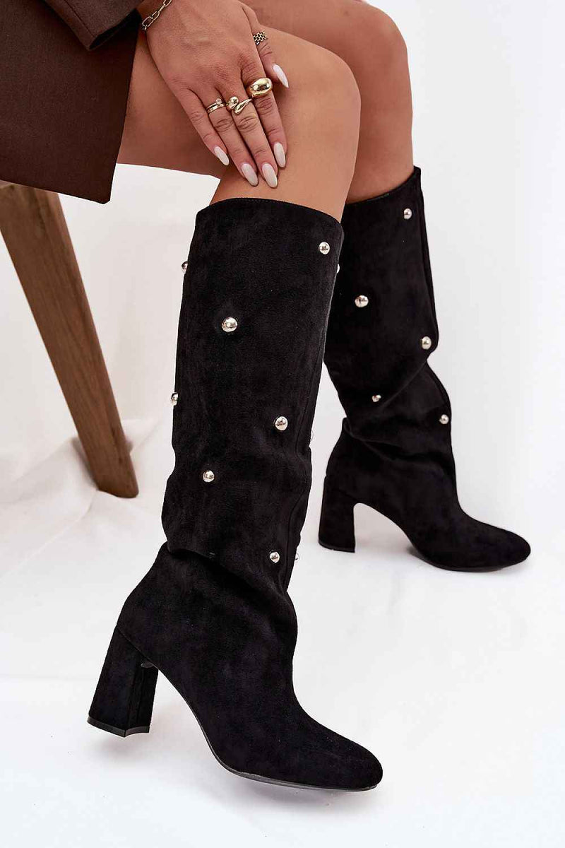 Heel boots model 219862