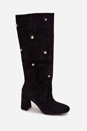 Heel boots model 219862