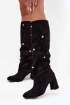 Heel boots model 219862