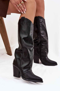 Heel boots model 219856