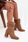 Heel boots model 220195