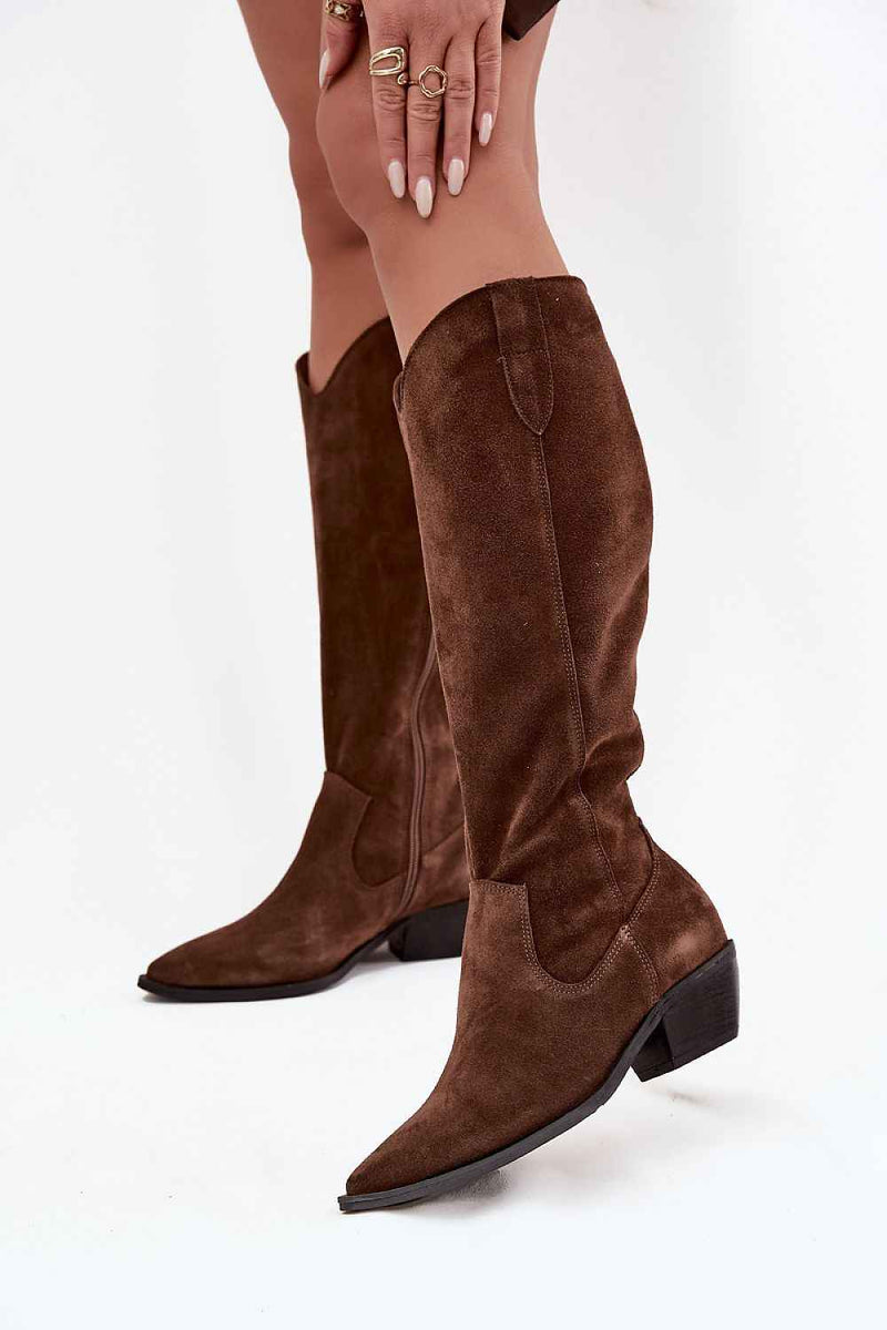 Heel boots model 220211