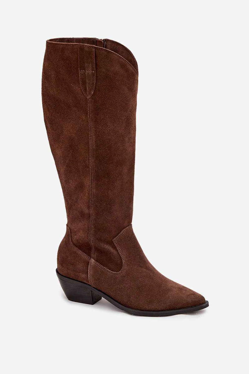 Heel boots model 220211