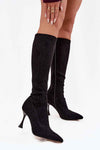 Heel boots model 220213