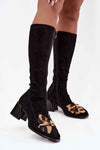 Heel boots model 220214