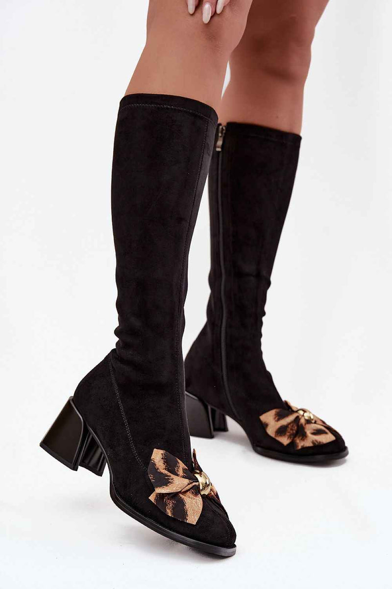 Heel boots model 220214