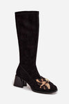 Heel boots model 220214