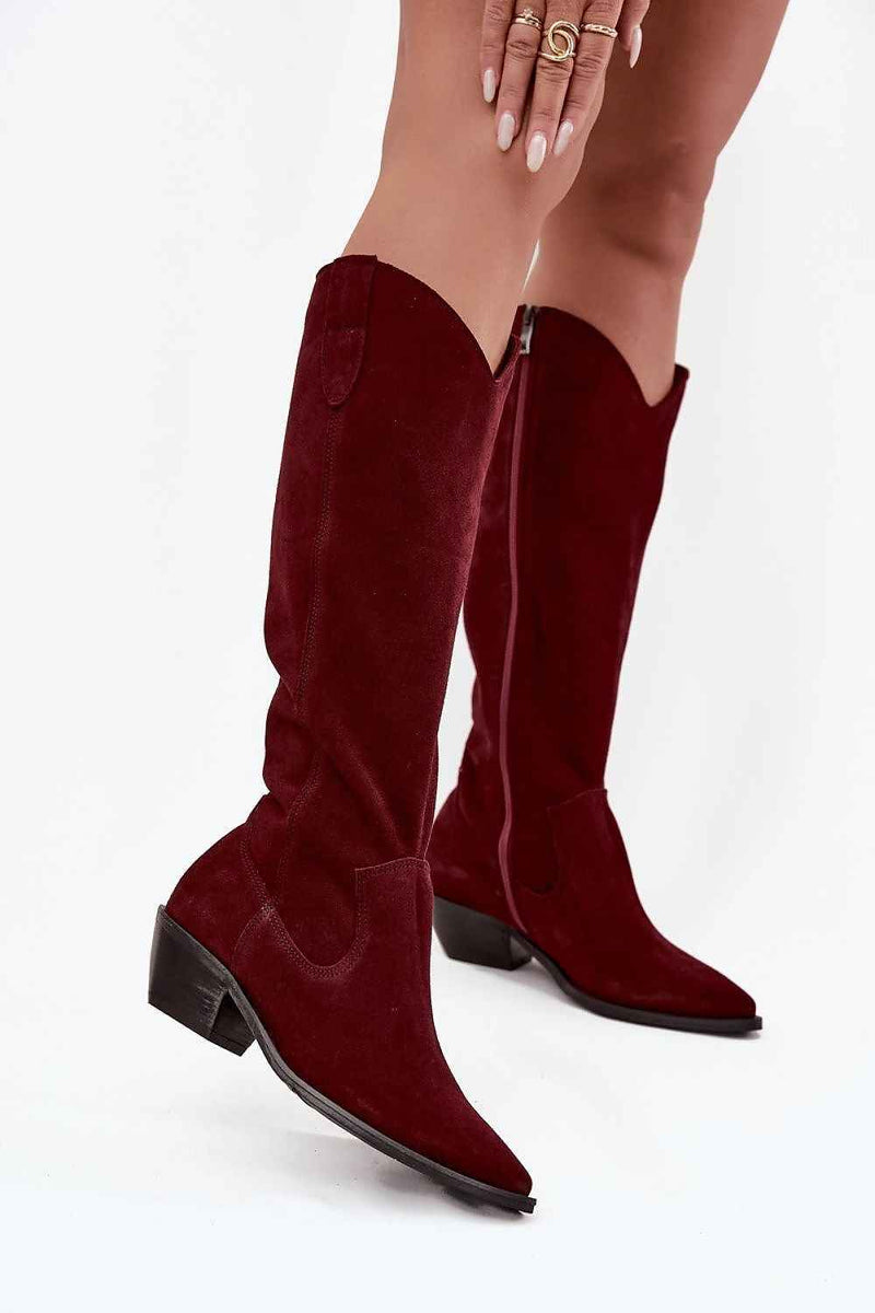Heel boots model 220212