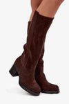 Heel boots model 220223
