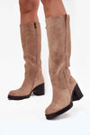 Heel boots model 220225