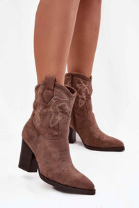 Heel boots model 220509