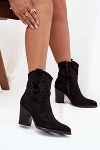 Heel boots model 220510