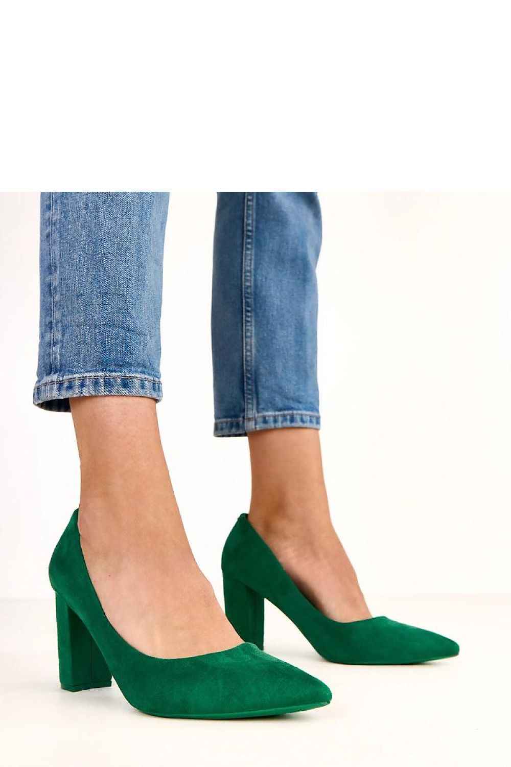 Block heel pumps model 220598