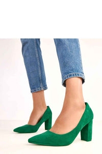 Block heel pumps model 220598