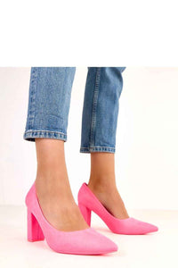 Block heel pumps model 220599