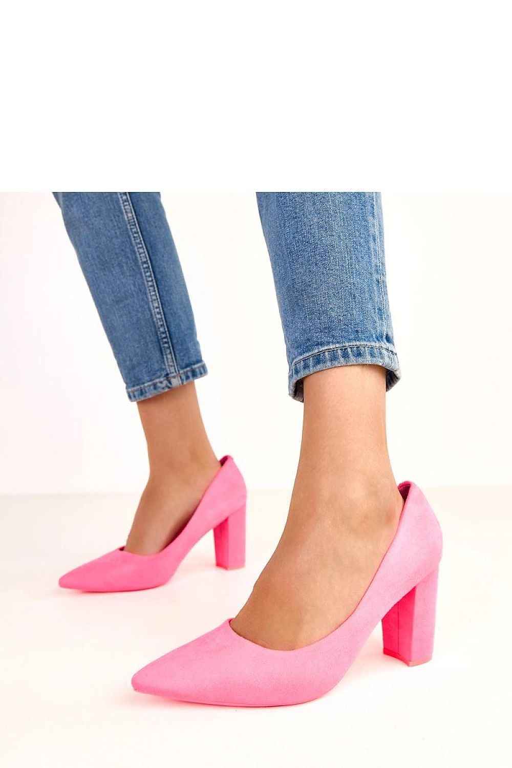 Block heel pumps model 220599