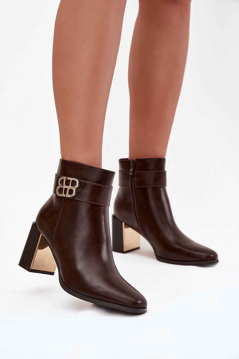 Heel boots model 220693