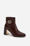 Heel boots model 220693