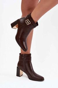 Heel boots model 220693
