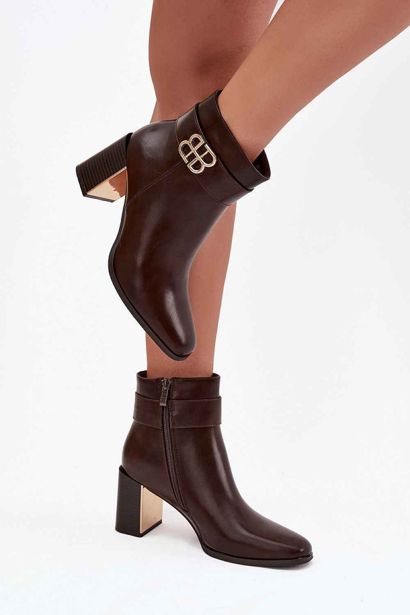 Heel boots model 220693