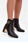 Heel boots model 220694