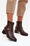 Heel boots model 220702