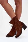 Heel boots model 220703