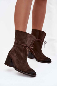 Heel boots model 220704