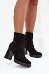 Heel boots model 220708
