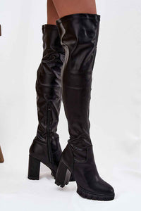 Heel boots model 220713
