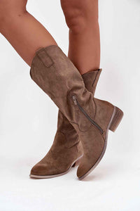 Heel boots model 220716