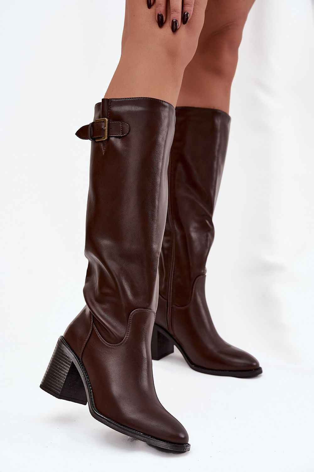 Heel boots model 220721