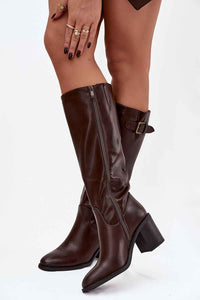 Heel boots model 220721