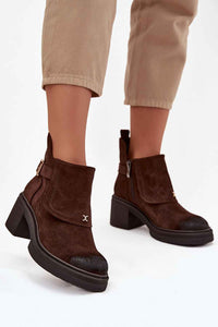 Heel boots model 220893