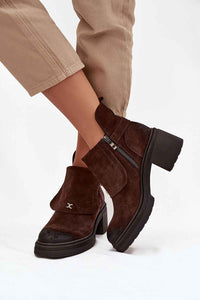 Heel boots model 220893