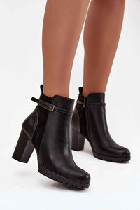 Heel boots model 220894