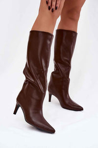 Heel boots model 221147