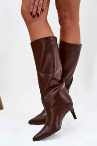 Heel boots model 221147