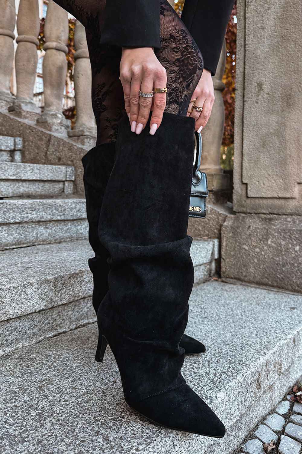 Heel boots model 221154