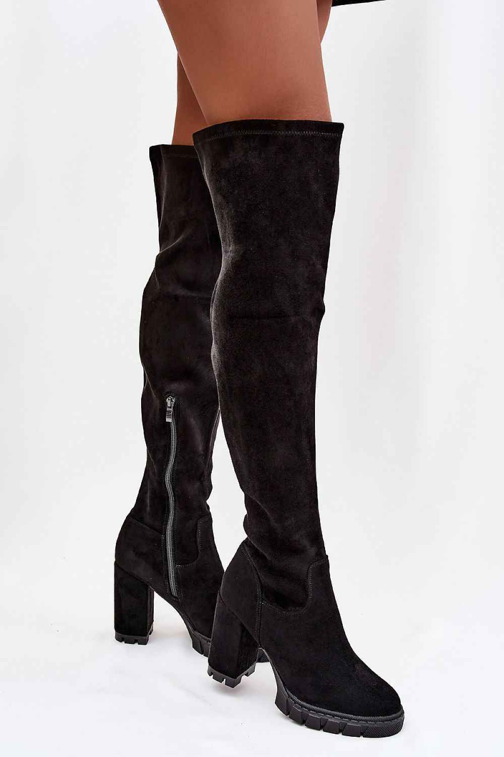 Heel boots model 221155