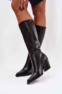Heel boots model 221156