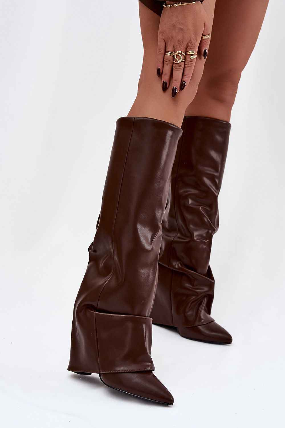 Heel boots model 221158