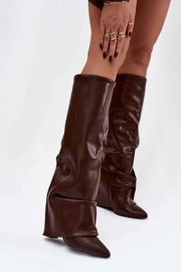 Heel boots model 221158