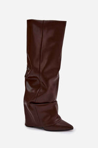 Heel boots model 221158
